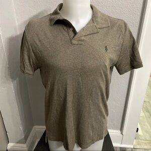 Polo Ralph Lauren Men's Shirt Green Custom Fit LARGE